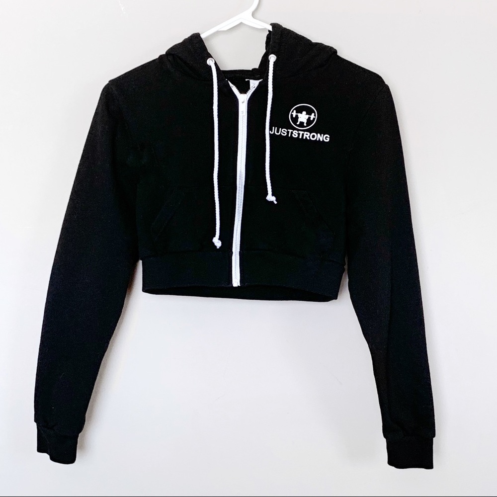 Crop top hoodie